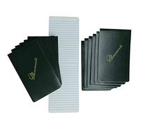 Tacticai Memorandum Book - 3 3/8" x 5 1/2" with Top Bound,144 Sheets - Made in USA for US Military, NSN 7530-00-243-9366 (12 Pack)
