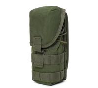 Tactical 556 7.62 Double Mag Pouch MOLLE System Adjustable Elastic Drainage Hole Lightweight (Range Green)