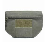 Tactical Abdominal Pouch - Compatible with AVS/JPC/CPC Vest, EDC Multi-Functional Storage Bag for Belly Gear & Small Items(Green)