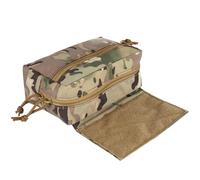 Tactical Action Pouch Dangler Pouch Molle Utility Tool Organizer Pouch Admin Dump Pouch with Hook and Loop Panel(CP)