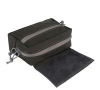 Tactical Action Pouch Dangler Pouch Molle Utility Tool Organizer Pouch Admin Dump Pouch with Hook and Loop Panel(Grey)