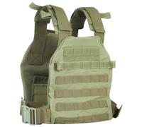Tactical Adjustable Weighted Vest for Men and Women WODs, Strength Endurance Training Fitness Workouts Running - Quick Release, Molle System