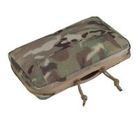 Tactical Admin Pouch Molle Attachment, GP Pouch with Two Way Zipper Closure, Slim EDC Utility Pouch for Hunting Vest or Hiking Backpack(CP)