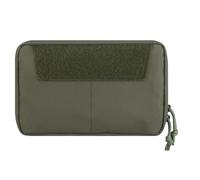 Tactical Admin Pouch Molle Attachment, GP Pouch with Two Way Zipper Closure, Slim EDC Utility Pouch for Hunting Vest or Hiking Backpack(Green)