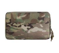 Tactical Admin Pouch Molle Attachment, GP Pouch with Two Way Zipper Closure, Slim EDC Utility Pouch for Hunting Vest or Hiking Backpack(CP)