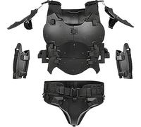 Tactical Airsoft Armor Set, Military Tactical Vest Adjustable Tactical Molle Chest Protector Set Paintball Combat Equipment CS Field Outdoor Modular Combat Training