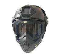 Tactical Airsoft Fast Helmet PJ Type/Removable Face Mask Motorcycle Goggles, For Paintball Outdoor Sports Hunting Shooting