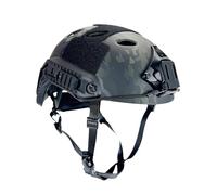 Tactical Airsoft Fast Protective Bump Helmet Adjustable Lightweight Military with NVG Mount Side Rails Adapter for Paintball Gear Swat Airborne Outdoor Combat Sports Army