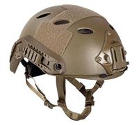 Tactical Airsoft Fast Protective Bump Helmet Adjustable Lightweight Military with NVG Mount Side Rails Adapter for Paintball Gear Swat Airborne Outdoor Combat Sports Army
