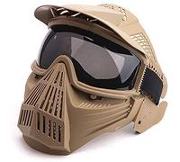 Tactical Airsoft Full Face Mask With Goggles - Halloween CS Survival Game, Shooting, Hunting, Role-playing