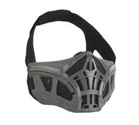Tactical Airsoft Half Face Mask Silicone Breathable Halloween Mesh CS Gear(WG)