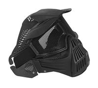 Tactical Airsoft Mask Full Face Mesh Protective Mask Gear for BB Gun Protection Paintball Halloween Costume Accessories (Black)