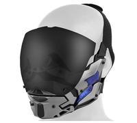 Tactical Airsoft Mask, Led Full Face Protective Mask, Anti-fog Lens Ansi Certified, Detachable Silicone Mask, Multi-scene Tactical Game Mask