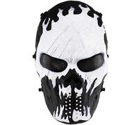 Tactical Airsoft Paintball Mask Guard Zombie Skull Skeleton Full Face Mask for BB Gun Hunting Cs Game Cosplay Halloween Party
