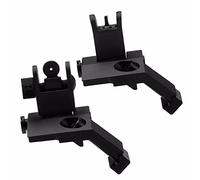Tactical AR15 AR 15 AR-15 Front and Rear flip up 45 Offset Degree Rapid Transition Backup Iron Sight