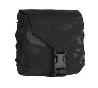 Tactical ARC Mag Pouch Cordura Fabric M-System/MOLLE Mount Hook & Loop Large Capacity Magazine & Drone Controller Pouch with Quick Release Buckle for Airsoft(MCBK)
