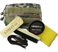 Tactical Army Military Deluxe Molle Boot Care Black & Brown Polish Laces Kit