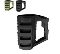 Tactical Assault Cruise Cup, Portable Beverage Holder Insulation Sleeve, Assault-Style Tactical Insulation Sleeve for 12oz/16oz Cans/Bottles, Grenade Design, Ergonomic Handle, Aesthetic (BLACK-16OZ)
