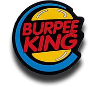 Tactical Backpack Patch - Burpee King - Diameter 66 mm - Cross Training Patches for Military Backpacks - Gym Accessory Designed in Spain for Backpacks and Vest