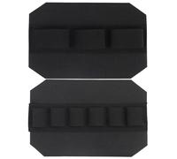 Tactical Bag Insert Elastic Holder, Modular Elastic Loop Panel Hook and Loop Organizer Pouch Insert Attachment for Backpack Accessories(Black)