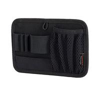 Tactical Bag Insert Modular Organizer Utility Admin Pouch Hook Fasteners, black, 19x13 cm