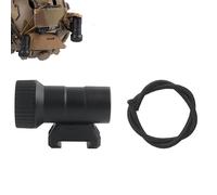 Tactical Battery Case For Pic Rail, Waterproof Nylon Holder For CR123A AA AAA Batteries(BK)