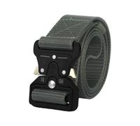 Tactical Belt, Work Belt for Men, Military Belt Mens Belts, Webbing Adjustable Nylon men's belts, for Work Outdoor Army Policemen Casual Using (1, green)