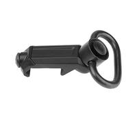 Tactical Button Quick Release Detachable QD Swivel Ring, Sling Mounting Plate Adapter Attachment, 20mm Picatinny Slide Rail Search Task