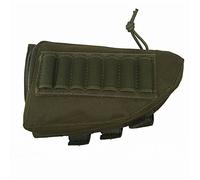 Tactical Buttstock Shotgun Rifle Stock Ammo Portable Pouch Shell Cartridge Holder Pouch Holder Cheek Nylon Pad Package