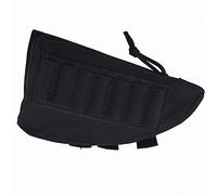 Tactical Buttstock Shotgun Rifle Stock Ammo Portable Pouch Shell Cartridge Holder Pouch Holder Cheek Nylon Pad Package