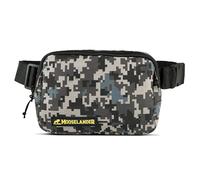 Tactical Camo Fanny Pack - Dual-Zip Crossbody Bag with YKK Zippers, Adjustable Strap - EDC Belt Bag for Hunting, Travel, Hiking, Urban Digital Camo, Fanny Pack