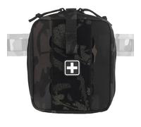 Tactical Camo IFAK Pouch, MOLLE Medical Organizer with Elastic Storage Board, Front Tool Slots and Rear Shear Pocket, Attaches to Vest, Belt or Backpack(BCP)