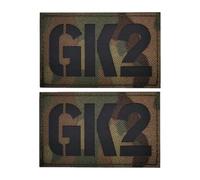 Tactical Camouflage Military Call Sign Patch - IR Infrared Reflective Armband, 500D Nylon Morale Patch for Tactical Vests, Helmets & Uniforms - Gk1