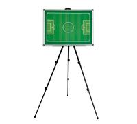 Tactical coaching board, Soccer Whiteboard for Coaches, Double-Sided Design, Easy to Write and Erase, with Tripod and Carrying Bag
