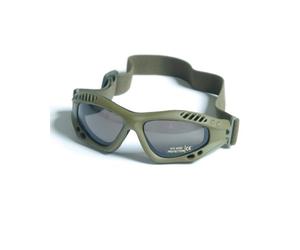 Tactical Commando Air Pro Army Goggles Eye Protection Airsoft Olive
