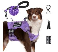 Tactical Dog Vest Harness (Purple, X-Large)
