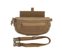 Tactical Drop Dangler Pouch,Magic Strap Sub Abdominal Carrying Kit Bag for Chest Rig Vest Training Fishing Hiking