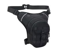 Tactical Drop Leg Bag for Men Women - Waterproof Military Thigh Holster with Reflective Design for Motorcycle, Sports, Running, Cycling, Camping