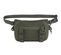 Tactical Drop Pouch Fanny Pack, Universal Tactical Fanny Pack Vest Hook and Loop Admin Wait Bag with Adjustable Belt and Zippered Pockets(Green)