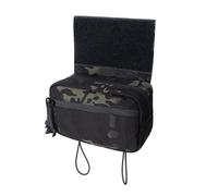 Tactical Drop Pouch, Tactical IFAK Pouch, with Hook And Loop Panel, Compatible with Chest Rig and Tactical Vest Mk3(Bkcp)