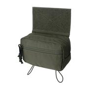 Tactical Drop Pouch, Tactical IFAK Pouch, with Hook And Loop Panel, Compatible with Chest Rig and Tactical Vest Mk3(Green)