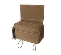 Tactical Drop Pouch, Tactical IFAK Pouch, with Hook And Loop Panel, Compatible with Chest Rig and Tactical Vest Mk3(Brown)