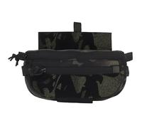 Tactical Dual-Purpose Drop Pouch with Hoop and Loop Sub Abdominal Carrying Kit Bag Utility Tool Pouch Waistpack for Chest Rig Vest(BCP)