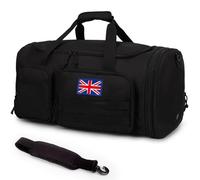 Tactical Duffle Bag for Men, 52L Large Expandable Gym Holdall with Wet Pocket, Multi-Functional Carry On Weekend Overnight Bag for Travel