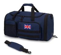 Tactical Duffle Bag for Men, 52L Large Expandable Gym Holdall with Wet Pocket, Multi-Functional Carry On Weekend Overnight Bag for Travel