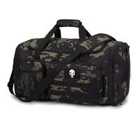 Tactical Duffle Bag for Travel Expandable 52L Large Duffle Bag for Men Gym Duffel with Wet Pocket Multi-Functional Carry On Bags Weekender Overnight Bag Organizer Duffel Bag for Travel