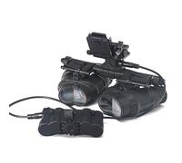 Tactical Dummy Gpnvg-18 NVG & L4g24 NVG Mount, NVG Replica for Airsoft War Game Cosplay. (BK B)