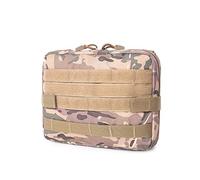 Tactical Emergency Pouch MOLLE Medical EMT Pack Hunting Utility Multi-Tool Kit EDC Bag Dump Drop Pocket(CP)