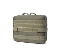 Tactical Emergency Pouch MOLLE Medical EMT Pack Hunting Utility Multi-Tool Kit EDC Bag Dump Drop Pocket(GR)
