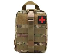Tactical First Aid Bag MOLLE EMT IFAK Pouch Rip-Away Trauma First Emergency Pack(Camo)